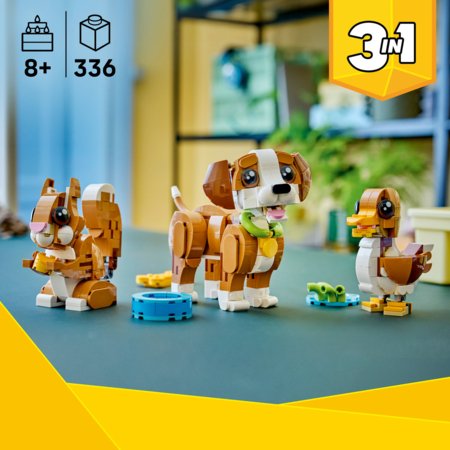 31382 LEGO® CUTE ANIMALS: PLAYFUL PUPPY DOG 