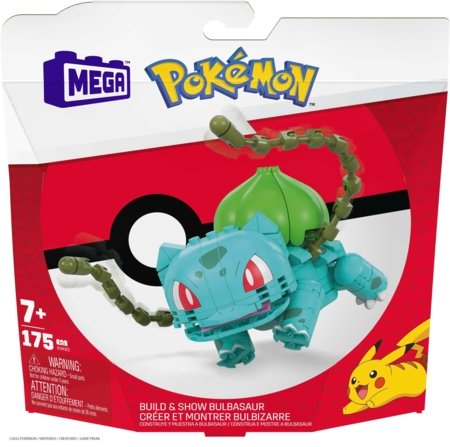 MEGA CONSTRUX POKEMON būvē un rādi Bulbasaur, GVK83 GVK83