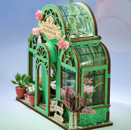 ROLIFE koka konstruktors Zaļais strūklaku dārzs, DS049 