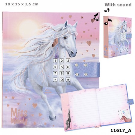 MISS MELODY Dienasgrāmata ar elektronisko kodu un mūziku, 11617 11617