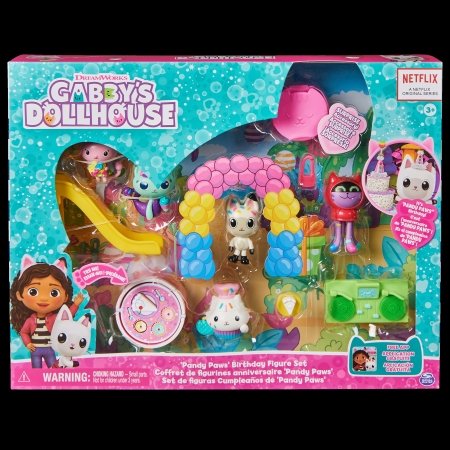 GABBY'S DOLLHOUSE Pandy Paws birthday figūru komplekts, 6069141 