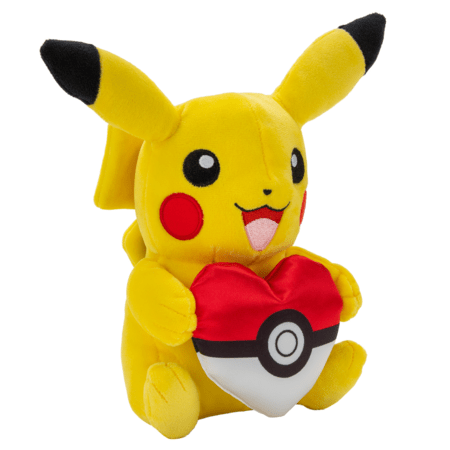 POKEMON plīša rotaļlieta Pikachu ar Poké Ball, 20 cm, 97793 