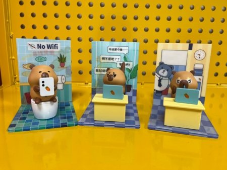 CAPYBARA OFFICE kolekcionējama figūriņa Tuntun Workplace, sortiments., GW-002 