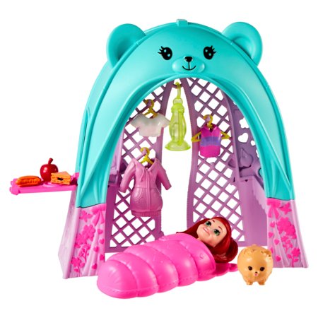 POLLY POCKET glempinga telts rotaļu komplekts, JCC31 