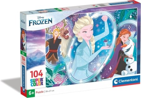 CLEMENTONI FROZEN puzle, 104 gab., 25737 