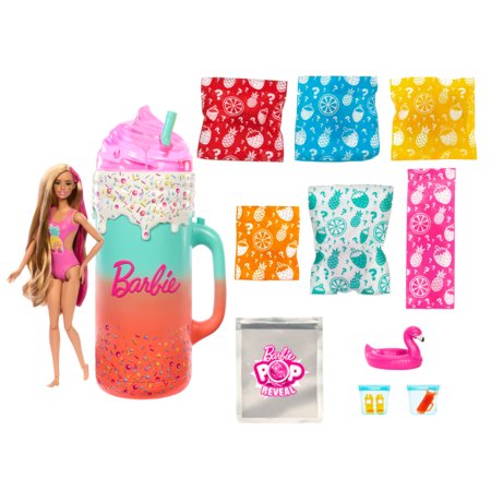 BARBIE Pop Reveal lelle tropiskā smūtija dāvanu komplekts, HRK57 