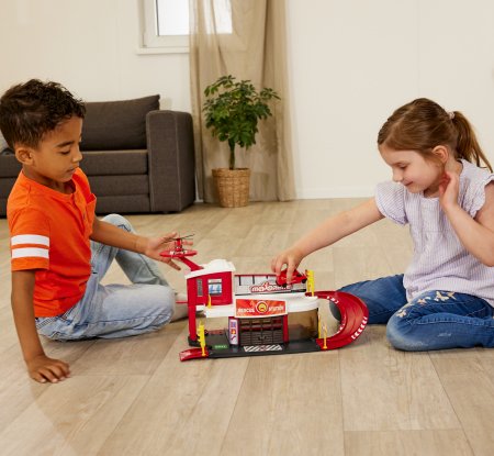 MAJORETTE Glābšanas stacija ar automašīnu Creatix, 212050038 212050038