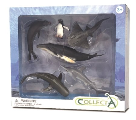 COLLECTA figūriņu komplekts ar jūras būtnēm, 6gb, 84050 