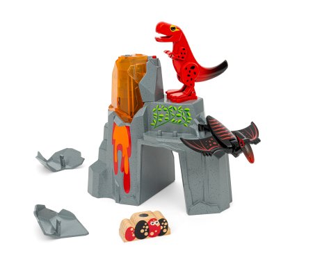 BRIO WORLD dinozauru izvirduma vulkāns, 36092 