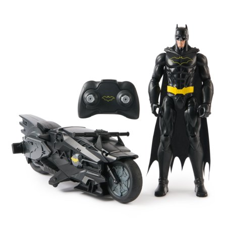 BATMAN tālvadības transportlīdzeklis ar figūriņu Betmens motocikls, 6072896 