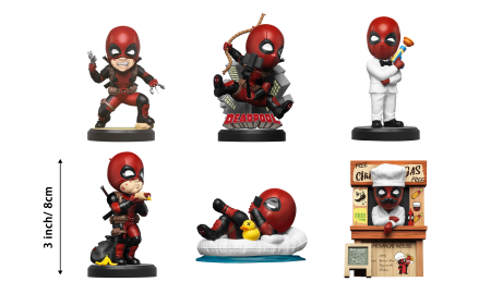 YUME Hero Box Deadpool dažādi., 19717 