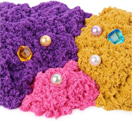 KINETIC SAND Kinētiskās smiltis Mermaid crystal playset, 6064333 
