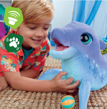FUR REAL interaktīvā mīkstā rotaļlieta Dolphin, F24015L0 F24015L0