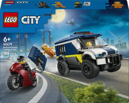 60479 LEGO® City Cietumnieku pārvadāšanas policijas furgons 