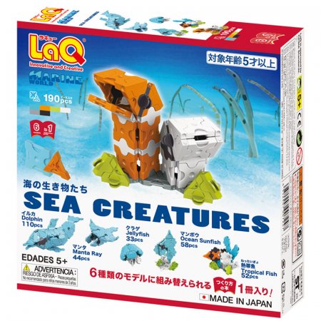 LAQ Japāņu konstruktors Marine World Sea Creatures, 4952907007247 4952907007247