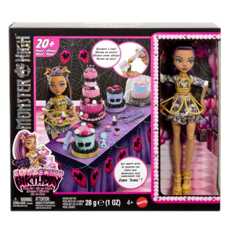 MONSTER HIGH baisi saldā dzimšanas diena – kūkas rotaļu komplekts, JBG78 