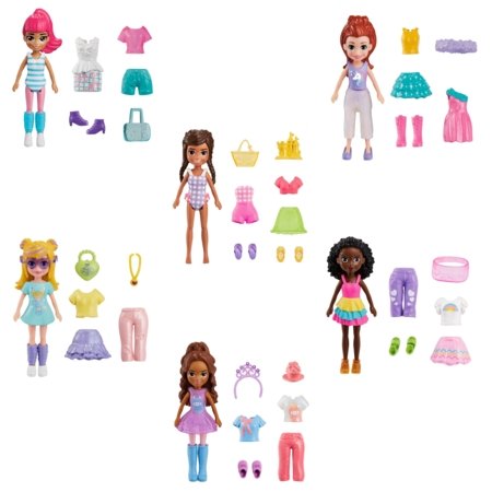 POLLY POCKET lelle  - modes komplekts mazais, HNF50 HNF50
