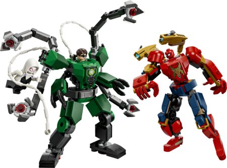 76338 LEGO® ǀ Marvel Robotu cīņa: Zirnekļcilvēks pret Doktoru Astoņkāji 