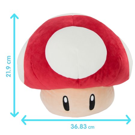 MOCCI MOCCI pl?ša rota?lieta Nintendo Mushroom, T12955 