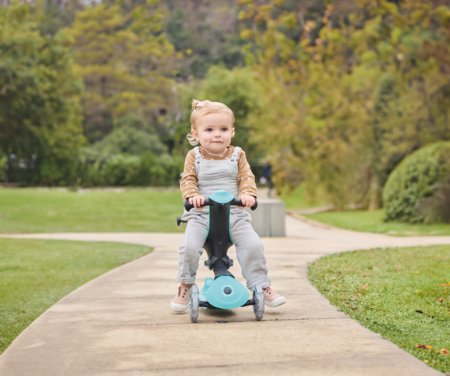 GLOBBER skrejritenis Go Up Deluxe Lights, piparmētru krāsa, 748-706 