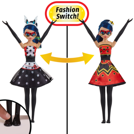MIRACULOUS lelle Hero Switch Penny Bug & Bee Bug, 50417 