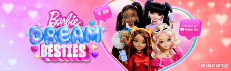 BARBIE Dream Besties lelle Zia,  JGG36