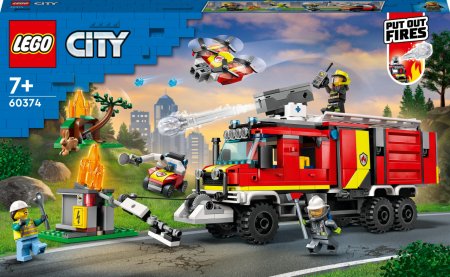 60374 LEGO® City Ugunsdzēsēju komandcentra auto 60374