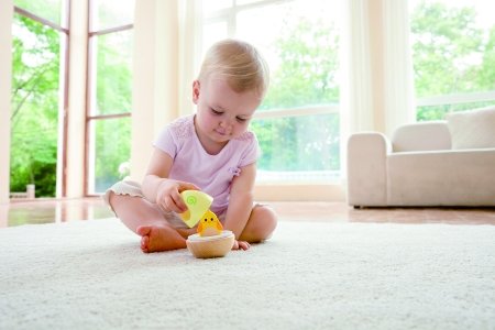 HAPE saliekama rotaļlieta Wobble Wonder Stacker, E0514A 