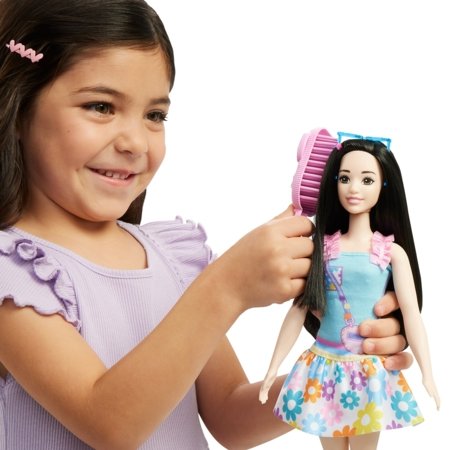 BARBIE My First Barbie lelle ar lapsu tumšmate, HLL22 HLL22