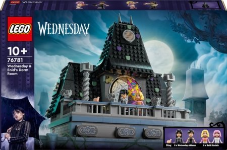 76781 LEGO® Wednesday Wednesday un Enid kopmītnes istaba 