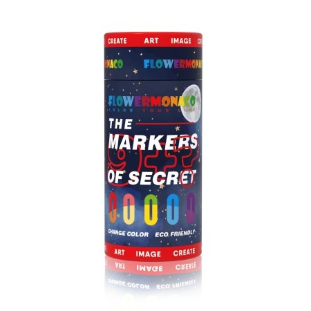 FLOWERMONACO krāsu maiņas marķieri The Markers Of Secret, 847360 