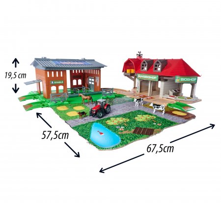 MAJORETTE  Saimniecības stacija ar transportlīdzekli Creatix, 212050037 212050037