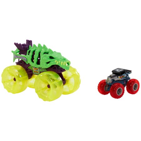 HOT WHEELS Monster Trucks Power Smashers trase jaudas cīnītāji, HXT05 