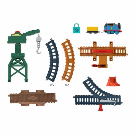 THOMAS & FRIENDS kāpurķēžu komplekts ar motorizētu lokomotīvi, HGY78 HGY78