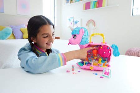 POLLY POCKET komplekts 35 gadu svinības vienradža ballīte, HYD96 