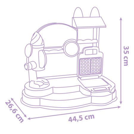 SMOBY Gabby's Dollhouse Gabby Saldējuma iekārta, 7600350409 