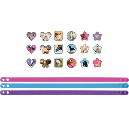 TOTUM radošais komplekts I Love Horses Charms & Bracelets, 73135 
