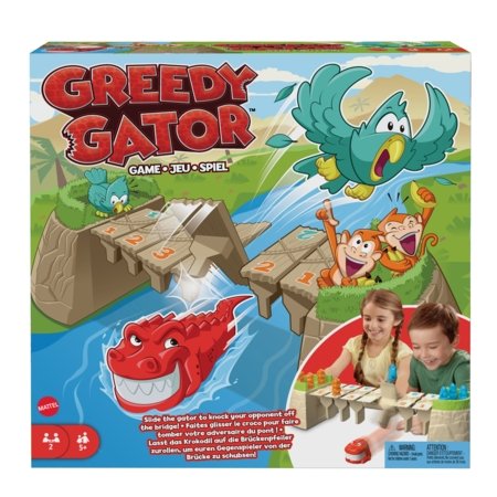 MATTEL GAMES Greedy Gator galda spēle, HRC09 HRC09