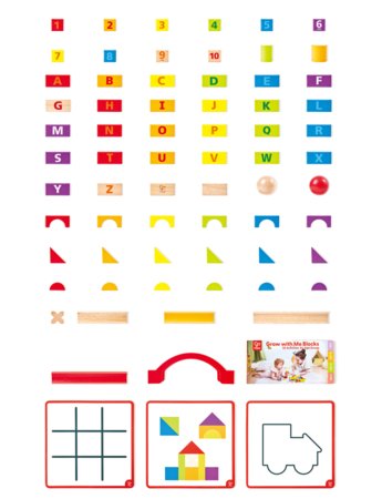 HAPE klucīši Grow-With-Me, E0533A 