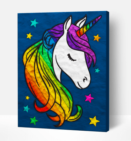 SPLAT PLANET clay painting Unicorn, SP46871 