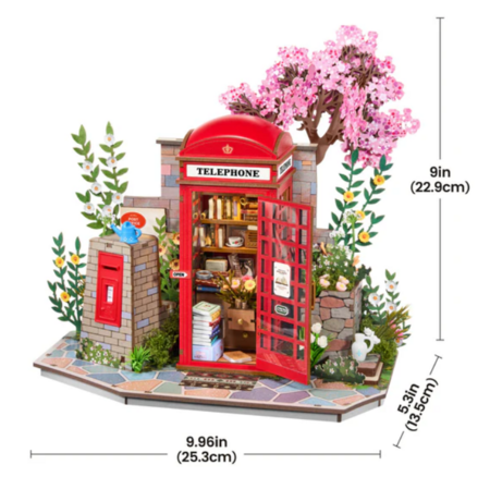 ROLIFE koka konstruktors Ziedu grāmatu kiosks, TGS05 