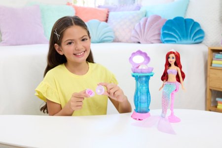 DISNEY PRINCESS lelle Ariela ar piederumiem, JBF86 