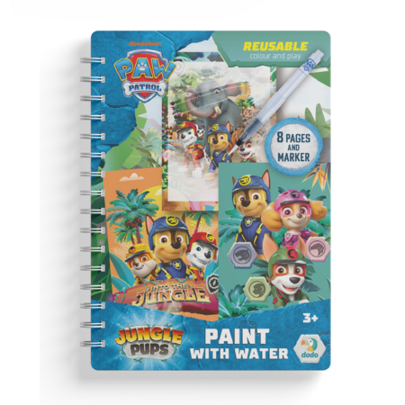 DODO burvju ūdens krāsojamā grāmata Paw Patrol – Džungļi, 200630 