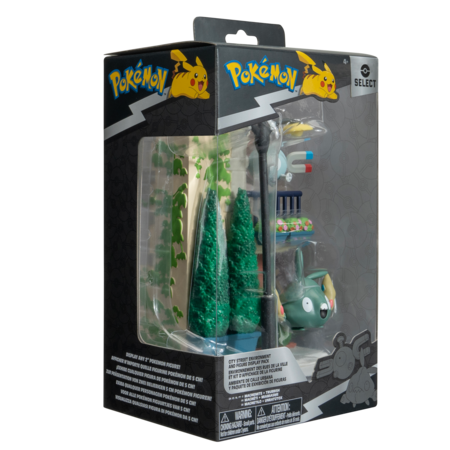 POKEMON figūriņu komplekts “City Street” – Magnemite un Trubbish, PKW3682 
