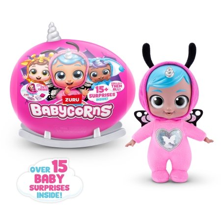 BABYCORNS lelle ar aksesuāriem Magical Rainbocorn Babies, 1 sērija, sortiments, 92107 