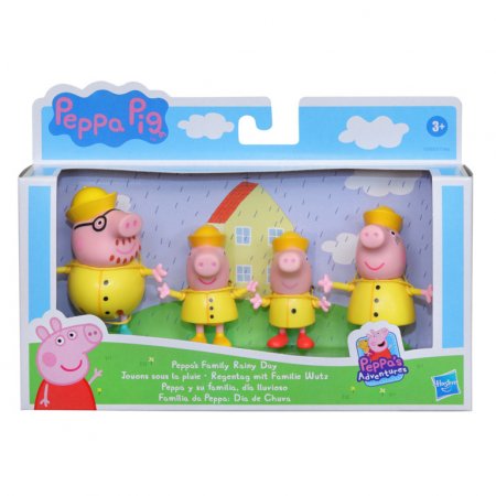 PEPA PIG figūru komplekts Peppa ģimene, 4 gab.,  dažādi, F21715L0 F21715L0