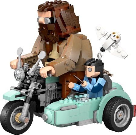 76443 LEGO® Harry Potter™ Hagrida un Harija brauciens ar motociklu 