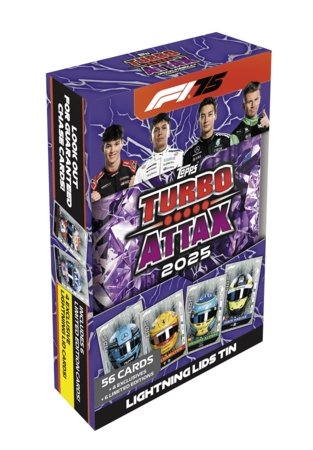 TOPPS kartītes Formula 1 2025 Turbo Attax Mega Tin, 076334 
