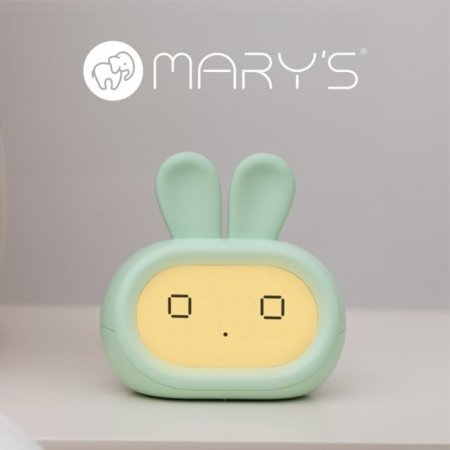 MARY'S modinātājs RABBIT, Green, MW20731 