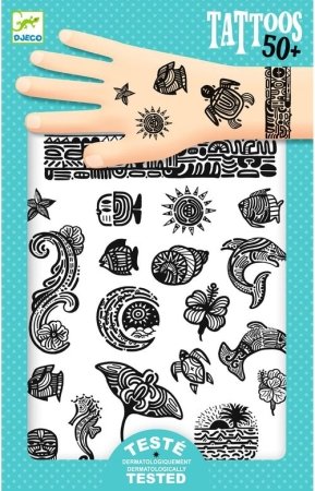 DJECO tetovējumi Polynesia (50+ tetovējumi), DJ09248 